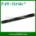 1u 19inch 12 port cat5e rj45 utp patch panel